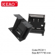 IP 54 water proof V0 materials new design Relay housing PLC din rail junction box PIC011 88*71*63mm