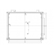 Sealed Aluminium Enclosures Aluminum Waterproof Enclosure in Electronic Instrument AOA040 256x200x86