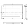 abs box plastic enclosure electronics waterproof electronic enclosure outdoor enclosure PWP342 box