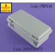 waterproof plastic enclosure waterproof led light enclosure electronic enclosure PWP648 200*100*72mm