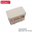 IP54 Good quality din rail box plc electrical connector electronic instrument enclosure PIC076