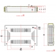 wifi modern networking abs plastic enclosure Custom Network Enclosures PNC038 with size 245*163*47mm