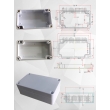 ip65 waterproof enclosure plastic outdoor electronics enclosure  PWP100 with size 115*65*40mm