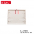 PLASTIC ABS junction electronics box enclosure din rail mount case PIC430 with size 107*87*59mm