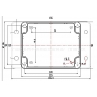 plastic waterproof enclosures outdoor abs enclosure Wall Mount Enclosures PWM115 with 115*90*55mm