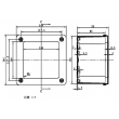 NEMA rated waterproof & dustproof ABS Enclosure,Water Resistant case PWP166 with size 145*145*90mm