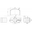 router plastic enclosure abs enclosures for router manufacture like takachi PNC420 with 66*28*12mm