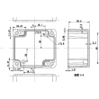 Chinese Plastic Waterproof Enclosure  outdoor enclosure waterproof junction boxPWP001with 64*57*35mm