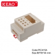 IP54 Manufacture din rail housing ABS Plastic case Electronic PIC415 with size 88*55*44mm