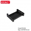 High quality plastic din rail enclosures for electronics projects from China  PIC232 with125*90*40mm