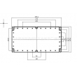 surface mount junction box ip65 plastic waterproof enclosure custom enclosure PWP334 with 355X185X97