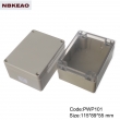 plastic box electronic enclosure waterproof enclosure box for electronic PWP101T with 115*89*55mm