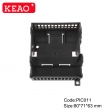 IP 54 water proof V0 materials new design Relay housing PLC din rail junction box PIC011 88*71*63mm