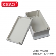 wall mounting enclosure box ip65 plastic waterproof enclosure PWP225 with size 200*120*74mm