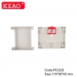 IP54 China supplier small ABS plastic din rail distribution box and electrical enclosure PIC220