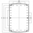 electronic enclosure outdoor enclosure waterproof electrical junction box PWP242 with 290*200*130mm