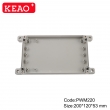 waterproof junction box wall mounting enclosure box ip65 enclosure box PWM220 with size 200*120*53mm