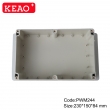 weatherproof enclosure plastic electronic enclosure wall mounting enclosure box PWM244 230*50*84mm