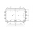 Sealed Aluminium Enclosures aluminum trolley cosmetic case aluminium amplifier AOA050 213x134x96mm