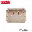 Custom Din Rail Enclosure Mounting Enclosure Electronic  Plastic Junction Box Cable Outlet Housing