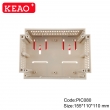 Custom Din Rail Enclosure Mounting Enclosure Electronic  Plastic Junction Box Cable Outlet Housing