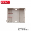 High quality plastic din rail enclosures for electronics projects from China PIC487 with 110*75*70mm