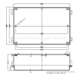 plastic waterproof enclosures abs waterproof junction box outdoor waterproof enclosure  PWP688