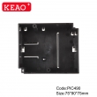 Manufacture din rail housing ABS Plastic case Electronic with size PIC490 with size 75*90*75mm