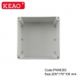 ip65 waterproof enclosure plastic Wall-mounting Enclosure abs junction box PWM355 with 205*176*100mm
