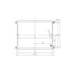 aluminium enclosure junction box aluminium enclorure electronic box IP67AOA035 wtih size 109x81x46mm