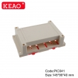 IP 54 water proof V0 materials new design Relay housing PLC din rail junction box PIC041 145*90*40mm
