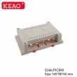 IP 54 water proof V0 materials new design Relay housing PLC din rail junction box PIC041 145*90*40mm