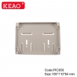 ABS industrial plastic electrical din rail box for pcb power supply module PIC050 with 155*110*64mm