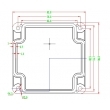 NEMA rated waterproof & dustproof ABS Electonic Enclosure PWP002 outdoor electronics enclosure